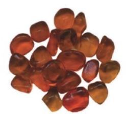  Orange Small Bead Fireglass