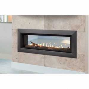 Direct Vent See Through Gas Fireplace 