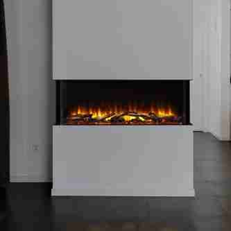 SimpliFire Electric Fireplace | 3-Sided
