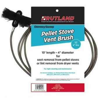 Pellet Stove Vent Brush and Handle