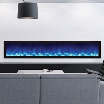 Amantii 88" Panorama Slim Electric Fireplace