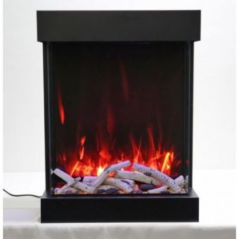 Amantii Tru-View 3-Sided Extra Tall Electric Fireplace