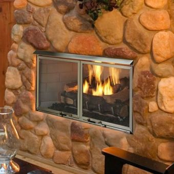 Villa Gas Outdoor Fireplace