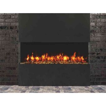 Amantii Tru-View 3-Sided Slim 60 Electric Fireplace