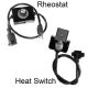 Rheostat and Heat Switch