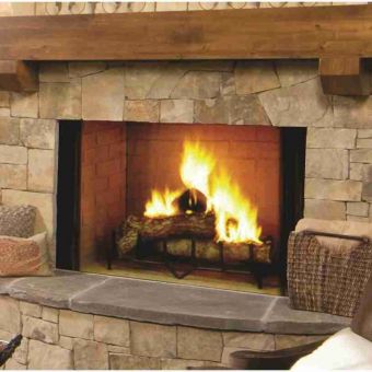 Biltmore Wood Burning Fireplace 