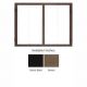 36" Bi-Fold Glass Doors | Black | HHT